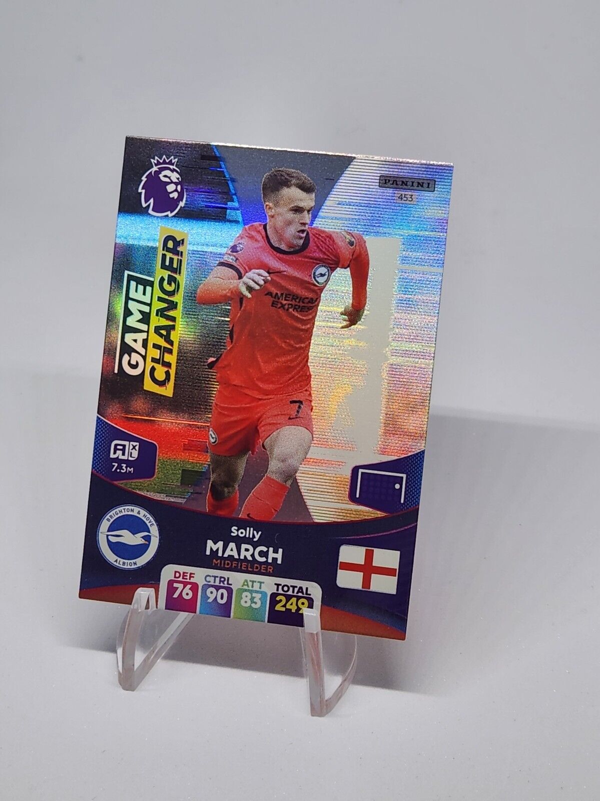 PANINI ADRENALYN XL PREMIER LEAGUE 2023/24 SOLLY MARCH GAME CHANGER NO 453 NM